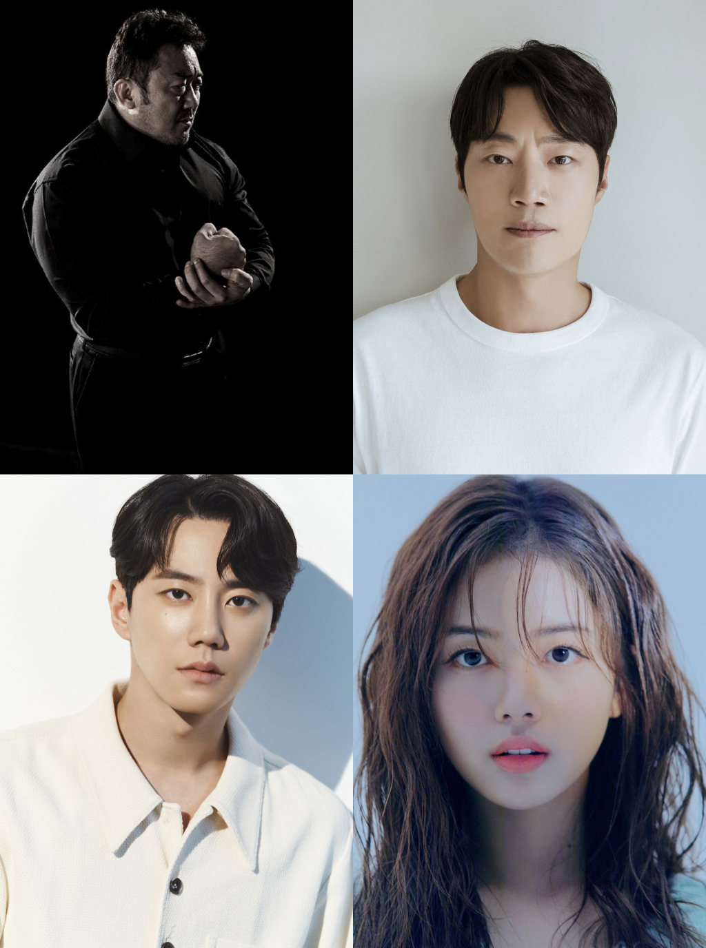 사진=마동석(빅펀치엔터테인먼트), 이희준(BH엔터테인먼트), 이준영(블레이드엔터테인먼트), 노정의(나무엑터스)