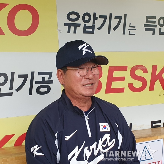 류중일 한국 야구 대표팀 감독. /사진=김동윤 기자
