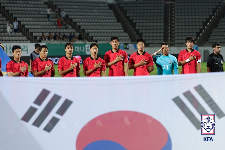 황선홍호 선수들. /사진=KFA
