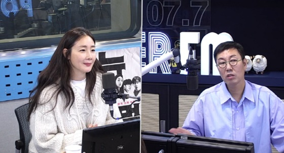 최지우, 김영철/사진=SBS 파워FM 김영철이 파워FM