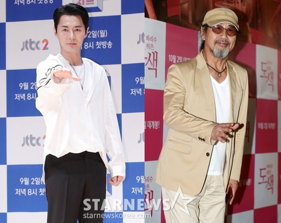 전진, 고 찰리박/사진=스타뉴스