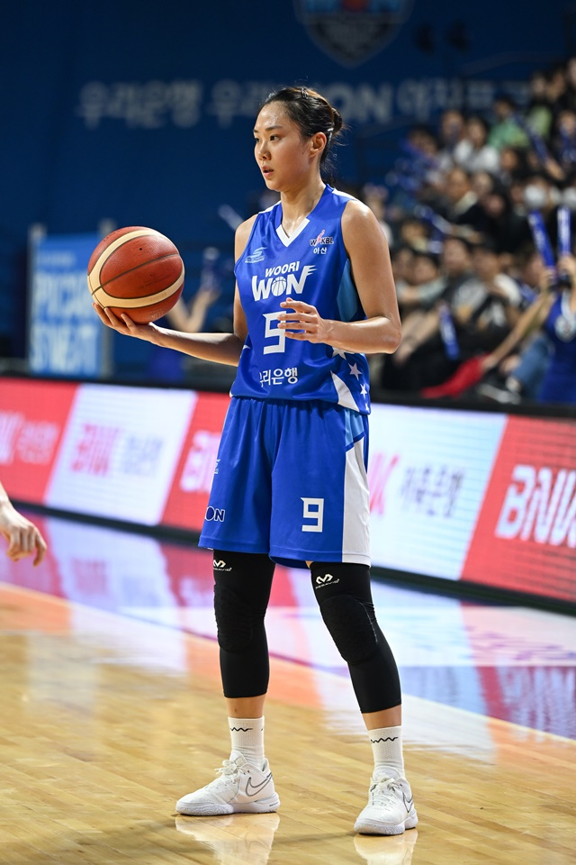 경기에 집중하는 유승희. /사진=WKBL 제공