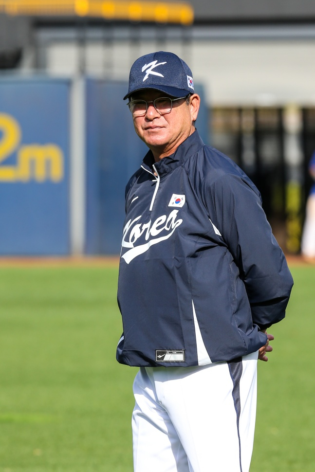 류중일 한국 야구대표팀 감독. /사진=KBO