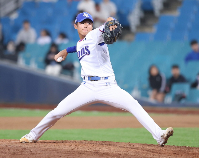 삼성 우투수 박권후. /사진=삼성 라이온즈