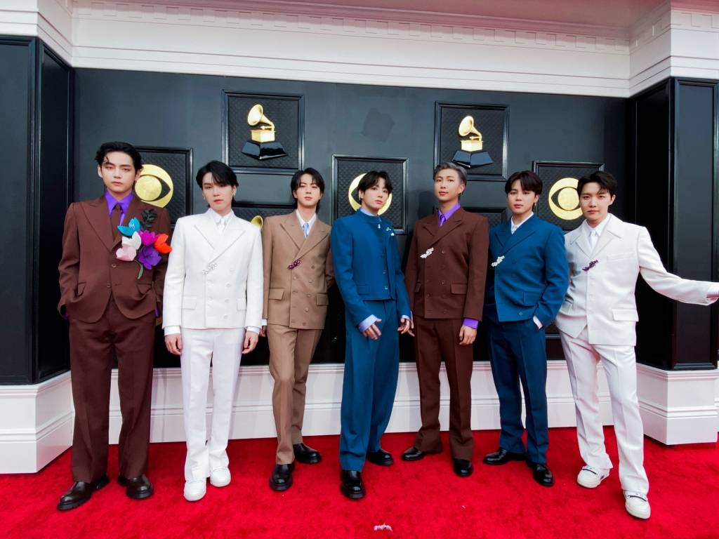 방탄소년단 제64회 그래미어워드 현장 /사진제공=빅히트뮤직