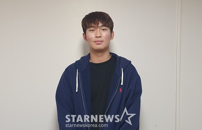 NC 신영우가 스타뉴스와 인터뷰를 하고 있다. /사진=양정웅 기자