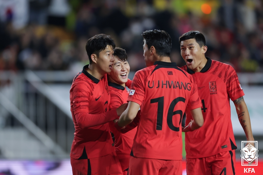 한국 축구대표팀 선수들. /사진=대한축구협회