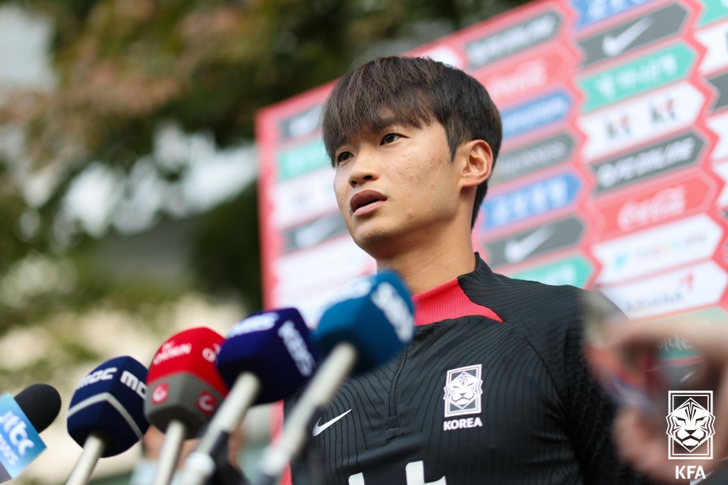 한국 축구대표팀 수비수 김진수. /사진=대한축구협회
