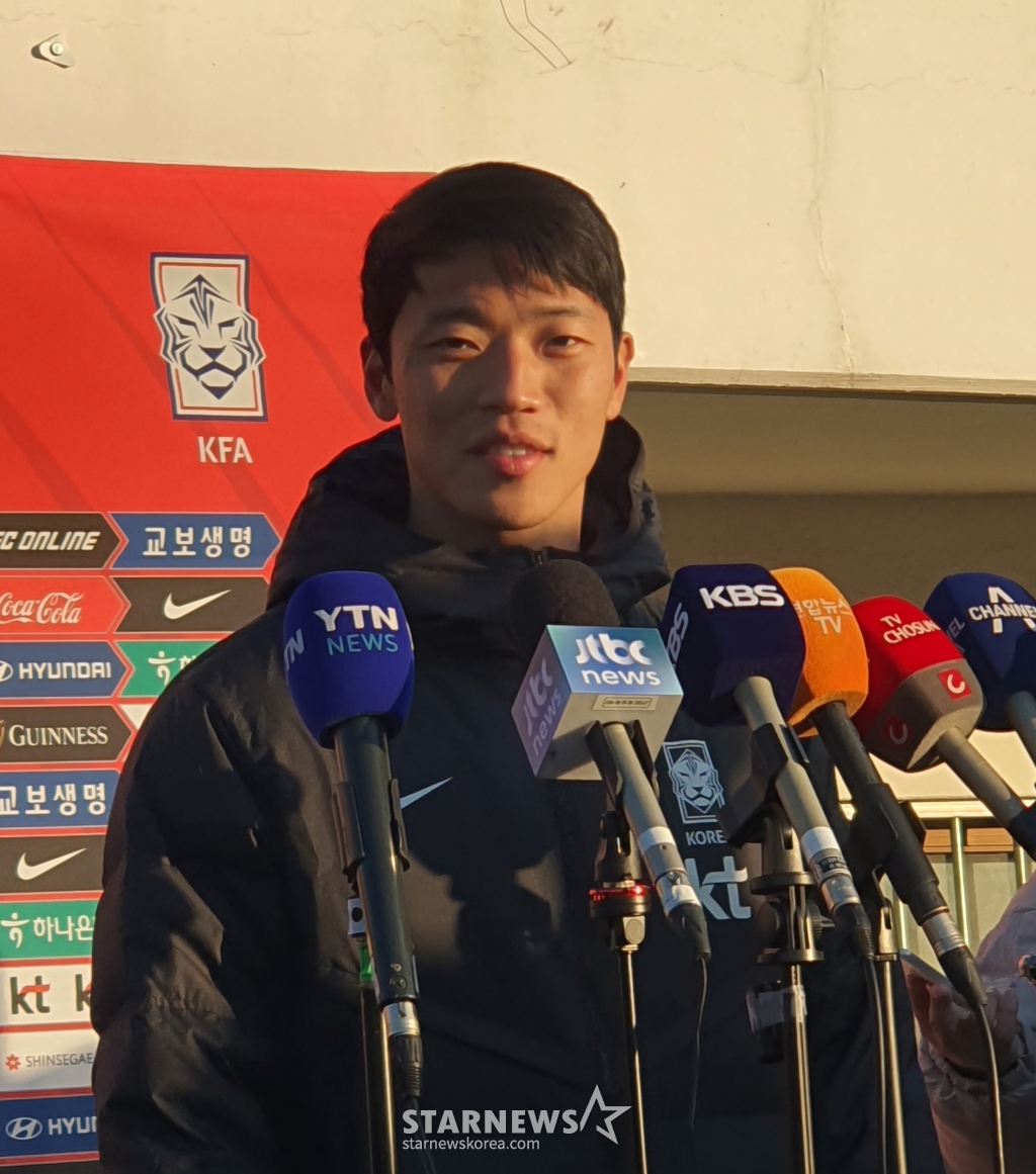 한국 축구대표팀 공격수 황희찬. /사진=박재호 기자