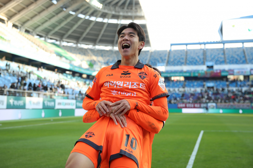 김대원. /사진=한국프로축구연맹