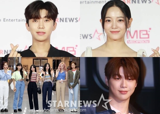 (왼쪽 위부터 시계 방향으로) 임영웅, 김세정, 강다니엘, 시크릿넘버 /사진=스타뉴스