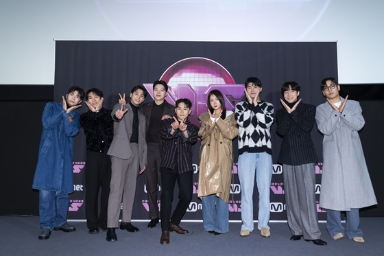 장우영(왼쪽부터), 서은광, 영케이, 김민석, 임한별, 소유, 카더가든, 로이킴, 박재정 /사진=엠넷