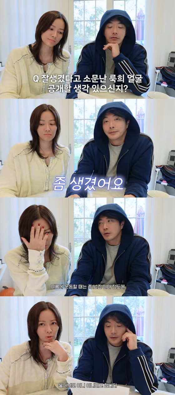 손태영(왼쪽), 권상우/사진=유튜브 Mrs.뉴저지 손태영