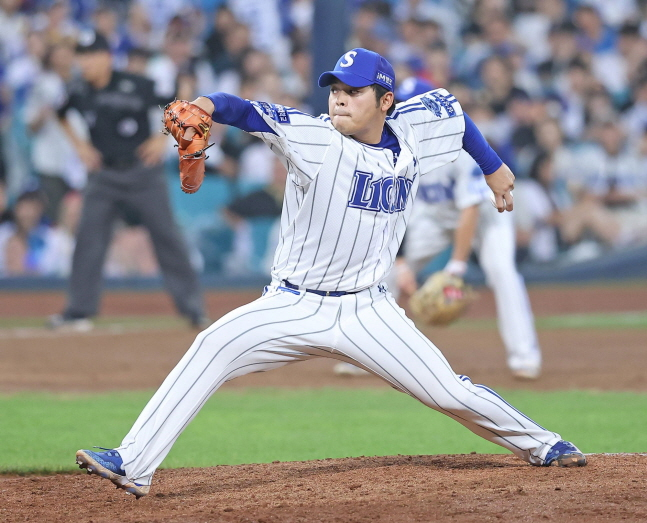 투수 박세웅. /사진=삼성 라이온즈