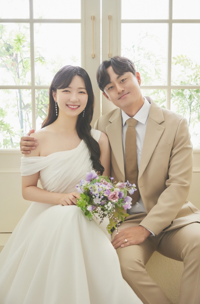 정현진-임현진 커플./사진=KIA 타이거즈
