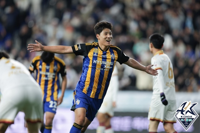 득점왕에 오른 주민규. /사진=한국프로축구연맹 제공