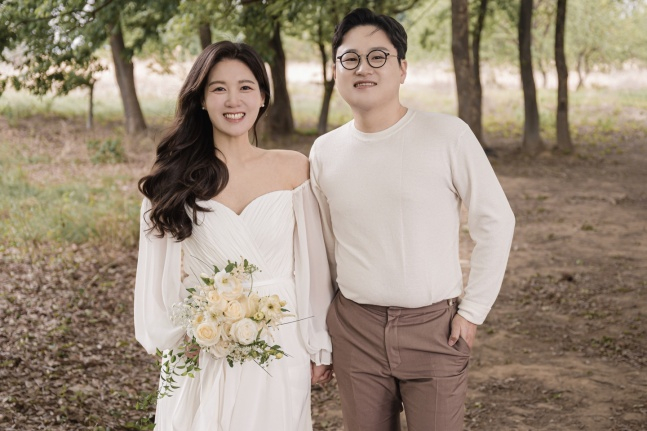 이해인-김지민 커플. /사진=삼성 라이온즈