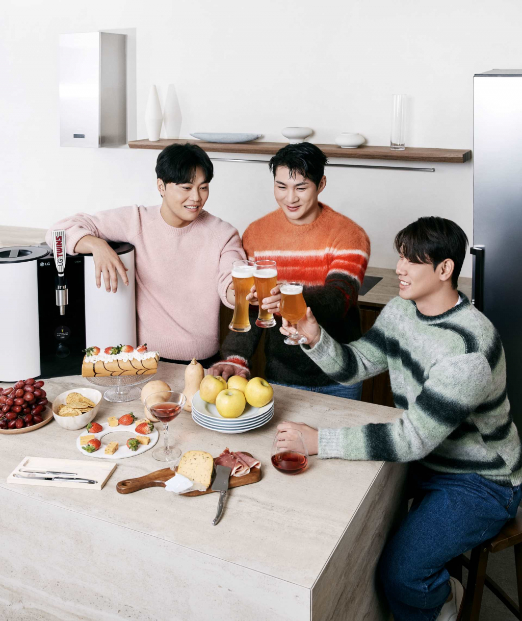 (왼쪽부터) 김윤식, 오지환, 홍창기. /사진=LG 트윈스 제공