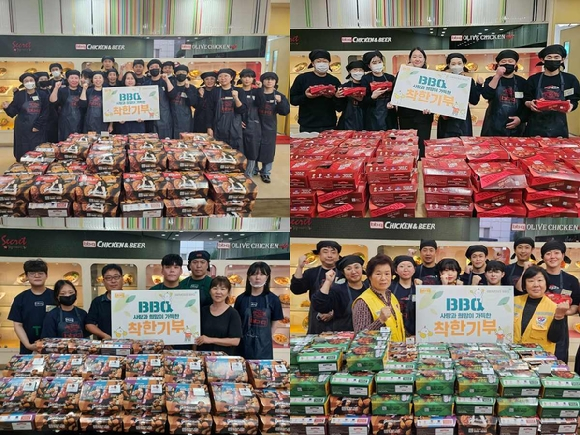 제너시스BBQ는 자사의 대표적인 사회공헌 활동 '치킨대학의 착한기부'를 통해 올해 치킨 1만1000마리의 치킨을 기부하며 지역사회 나눔 활동에 앞장섰다