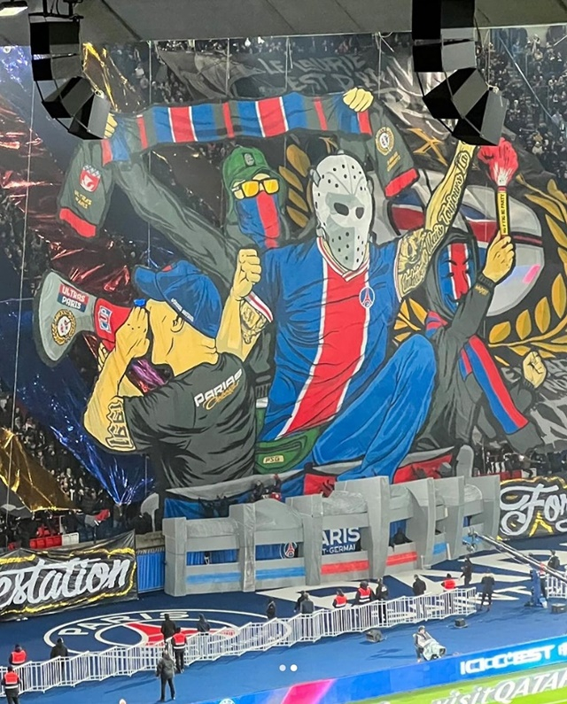 PSG 팬들의 열광적인 응원. /사진=PSG SNS