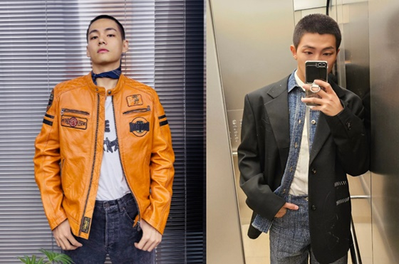 뷔(왼쪽), RM /사진=뷔, RM
