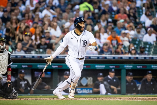 MLB에서 활약하던 시절 레이예스. /사진=롯데 자이언츠