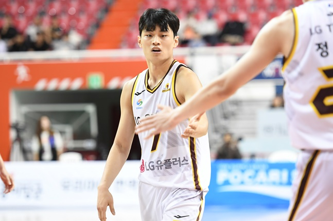 LG 유기상. /사진=KBL