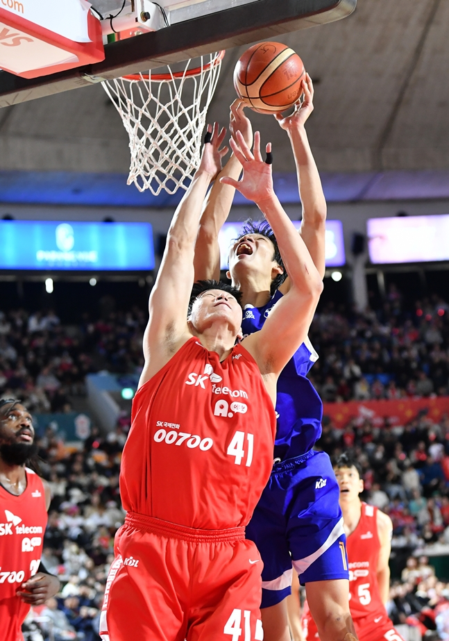 서울 SK-서울 삼성 경기 장면. /사진=KBL 제공