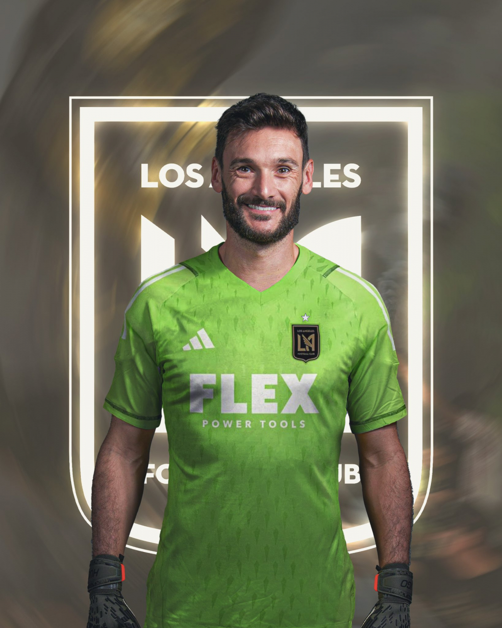 위고 요리스 LAFC 유니폼 합성 사진. /사진=로마노 개인 SNS 갈무리