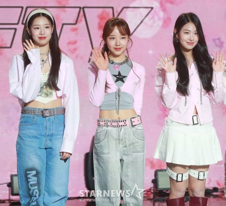 피프티 피프티 전 멤버 시오, 새나, 아란 /사진=스타뉴스 이동훈 기자 photoguy@