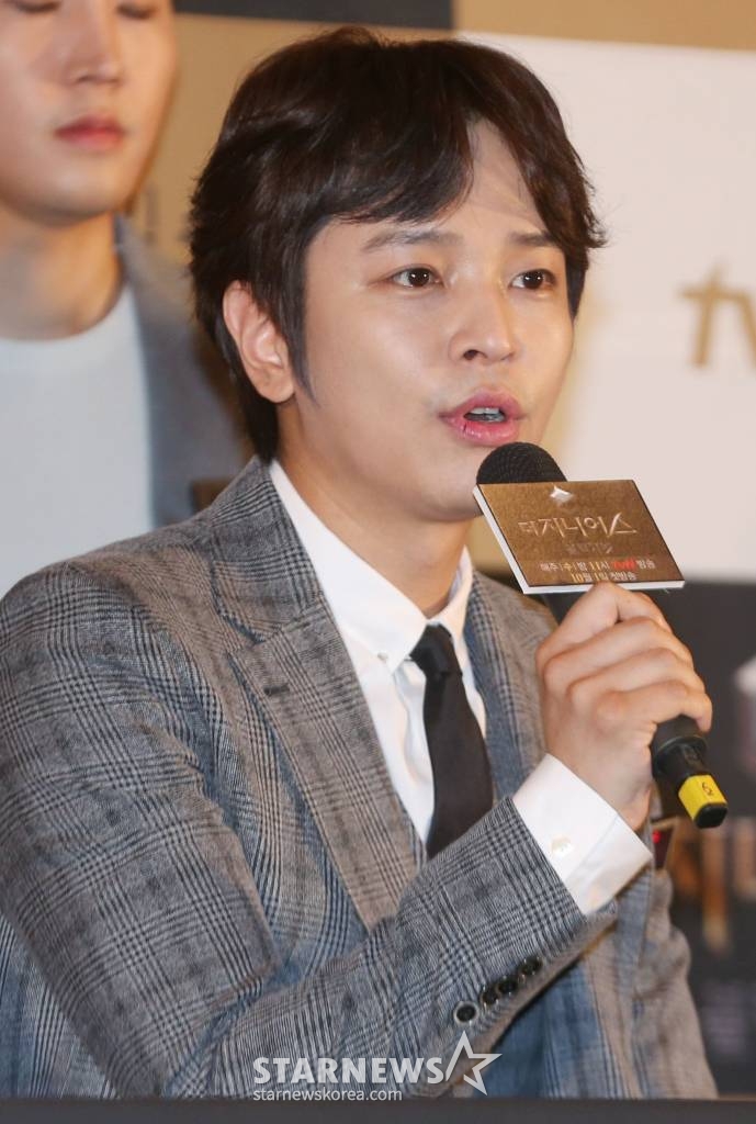 26일 오전 서울 마포구 상암동 CJE&M센터에서 tvN '더 지니어스:블랙 가넷' 제작발표회가 진행되고 있다. 방송인, 갬블러, 정치인 등 다양한 직업군을 대표하는 도전자가 게임을 통해 최후의 1인이 되기 위한 숨막히는 심리전을 벌이는 리얼리티 쇼 '더 지니 어스:블랙 가넷'은 10월 1일 방송된다. /사진=이동훈 기자 photoguy@