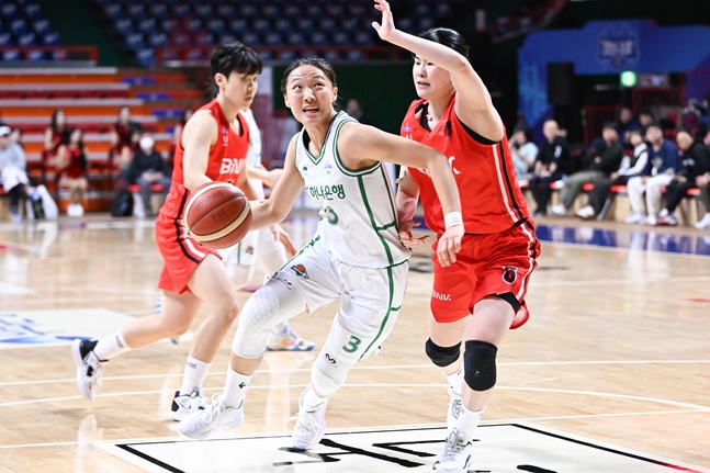 하나원큐 정예림. /사진=WKBL