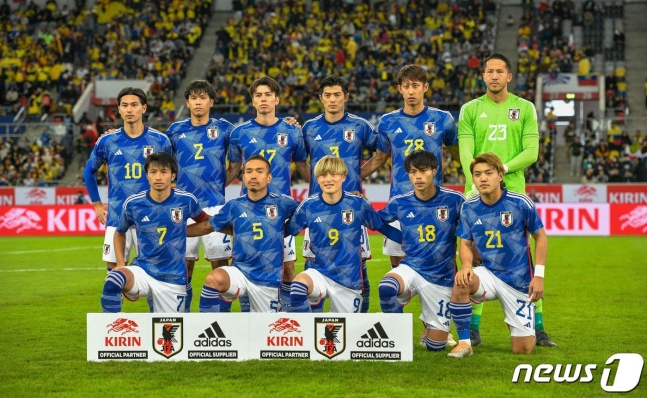 일본 축구 대표팀. /AFPBBNews=뉴스1