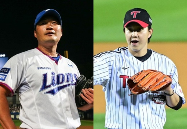 삼성 오승환(왼쪽)-LG 유영찬. /사진=삼성 라이온즈, OSEN