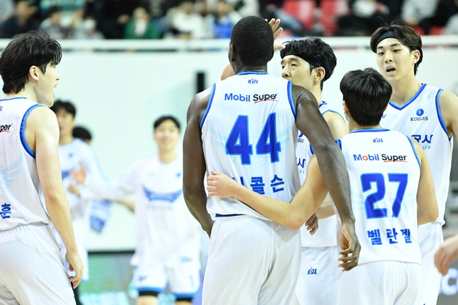 한국가스공사 선수단. /사진=KBL