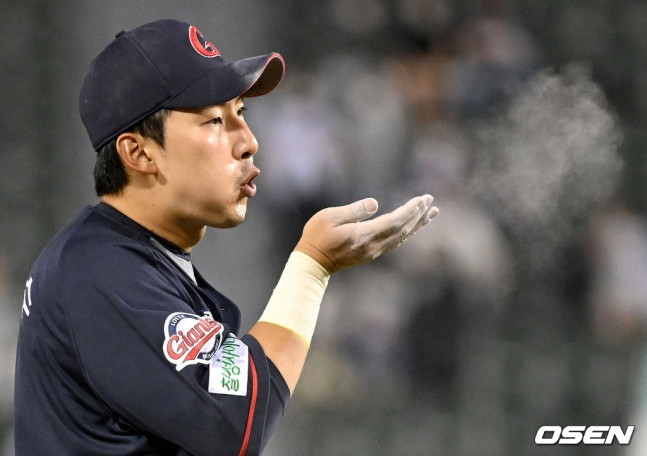 롯데 시절의 김민수.