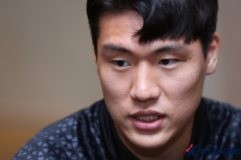 포항 스틸러스 공격수 이호재. /사진제공=한국프로축구연맹