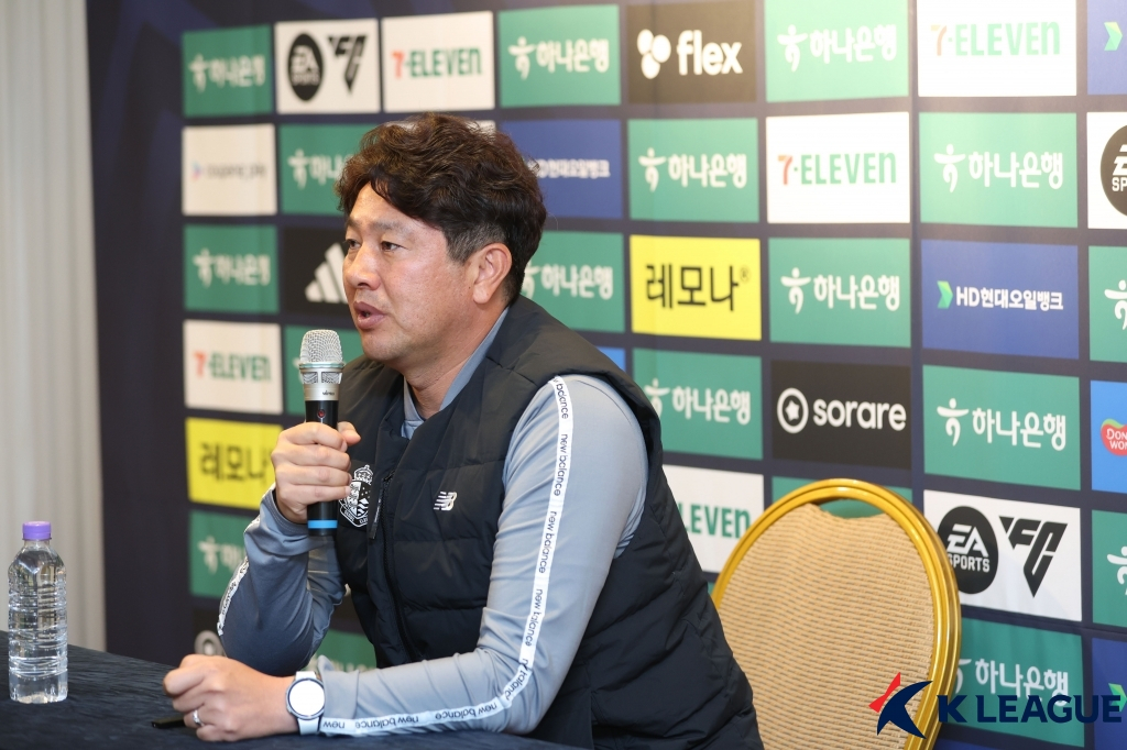 김도균 감독. /사진제공=한국프로축구연맹
