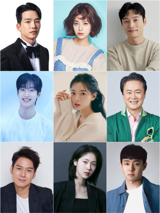 KBS 2TV 새 주말드라마 '미녀와 순정남'에 합류한 고윤, 이영은, 양대혁, 이상준, 한수아, 이승형, 강성민, 원유진, 남중규./사진제공=얼리버드엔터테인먼트(고윤), 제이와이드컴퍼니(이영은), 미스틱스토리(양대혁), 더블에이치티엔티(이상준), 블러썸엔터테인먼트(한수아), KBS(이승형), 로다엔터테인먼트(강성민), FN엔터테인먼트(원유진), 엘줄라이엔터테인먼트(남중규)