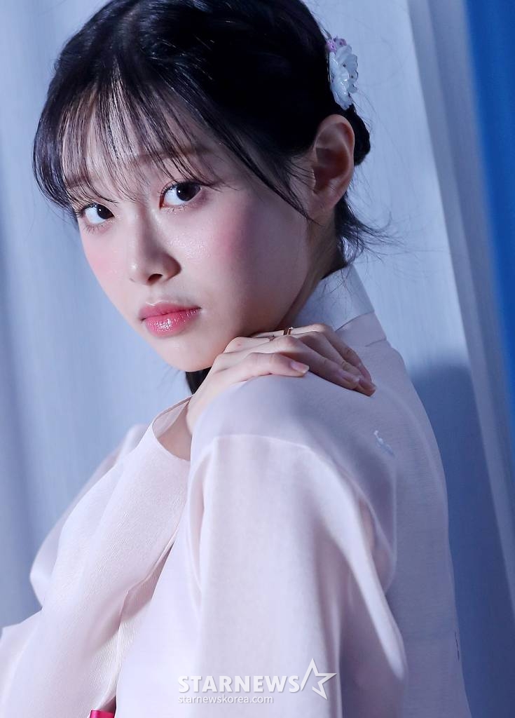 가수 츄 설 한복 인터뷰 /사진=김창현 기자 chmt@