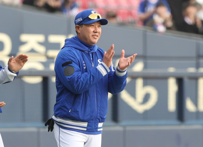 박진만 삼성 감독. /사진=삼성 라이온즈