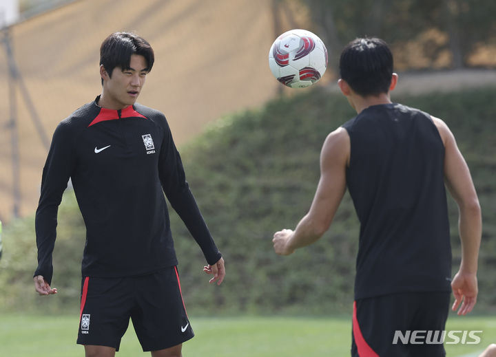 설영우(왼쪽)의 훈련 모습. /사진=뉴시스