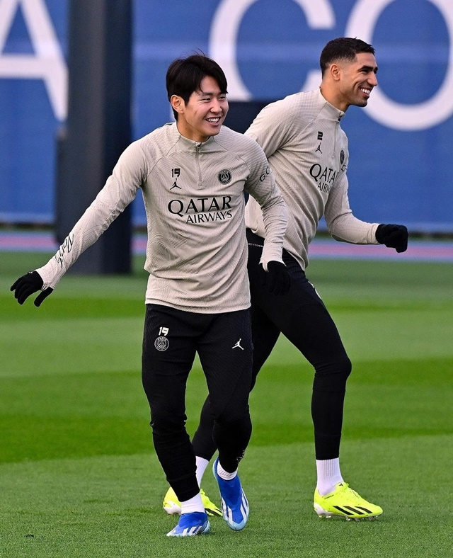이강인(왼쪽). /사진=PSG SNS