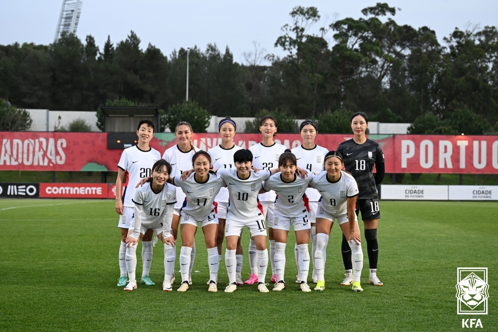 체코전 여자대표팀 선발 라인업. /사진제공=대한축구협회(KFA)