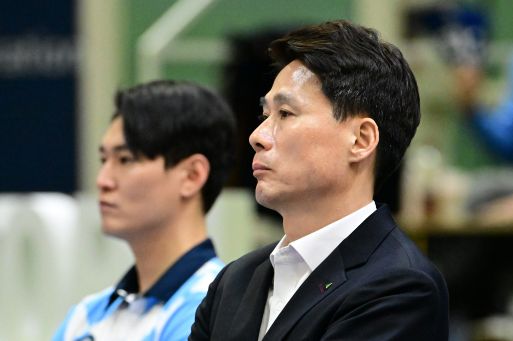 강성현 현대건설 감독. /사진제공=한국프로배구연맹(KOVO)