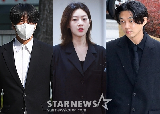 라비(왼쪽부터), 김새론, 유아인 /사진=스타뉴스