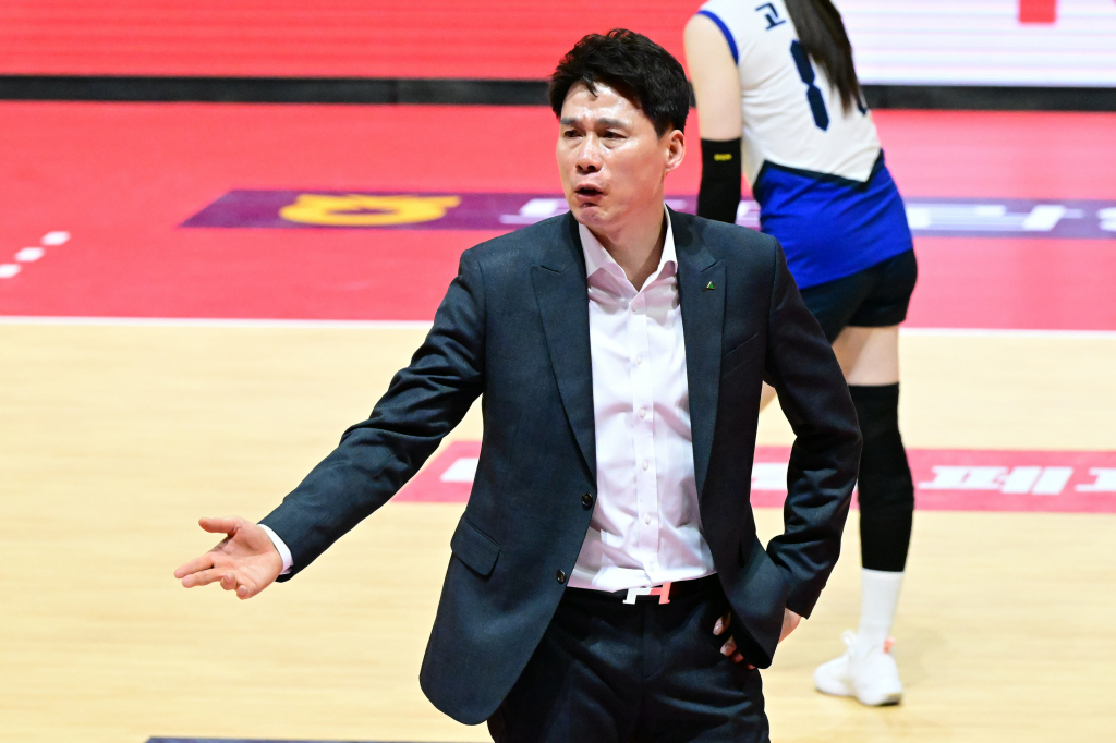 강성형 감독. /사진제공=한국배구연맹(KOVO)
