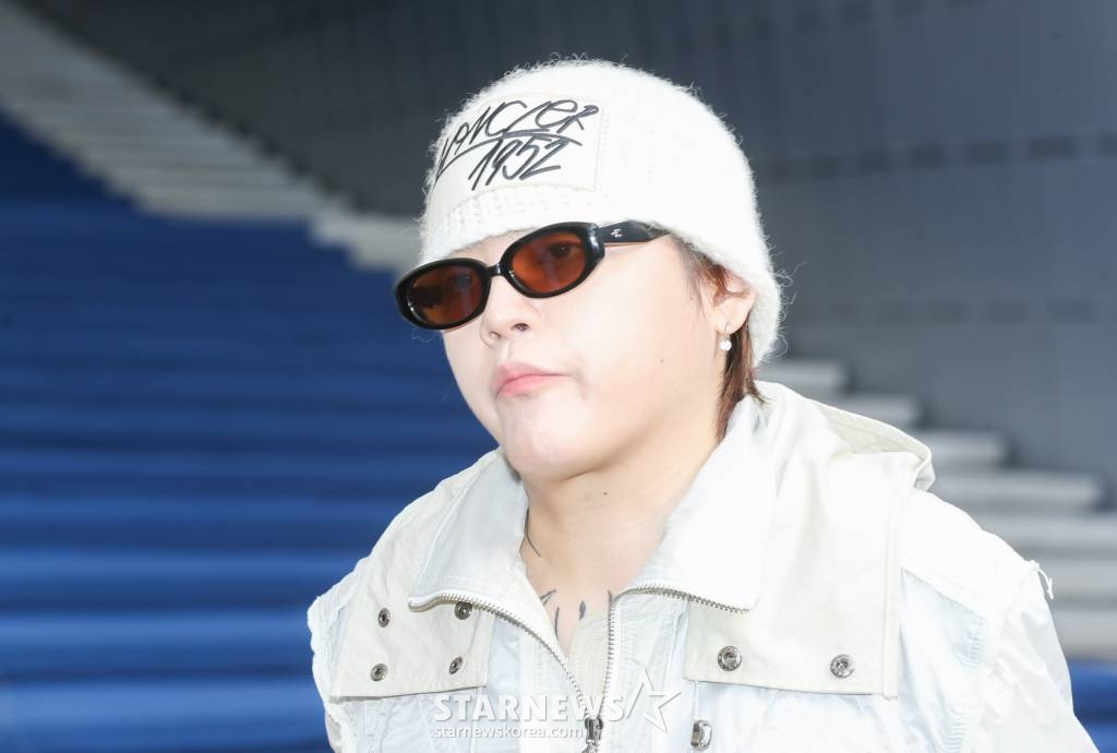 [서울=뉴시스] 황준선 기자 = 장제원 국민의힘 의원의 아들 래퍼 노엘(장용준)이 5일 오후 서울 중구 동대문디자인플라자(DDP)에서 열린 2024 S/S 서울패션위크 BLR 쇼에 참석하고 있다. 2023.09.05. hwang@newsis.com /사진=황준선