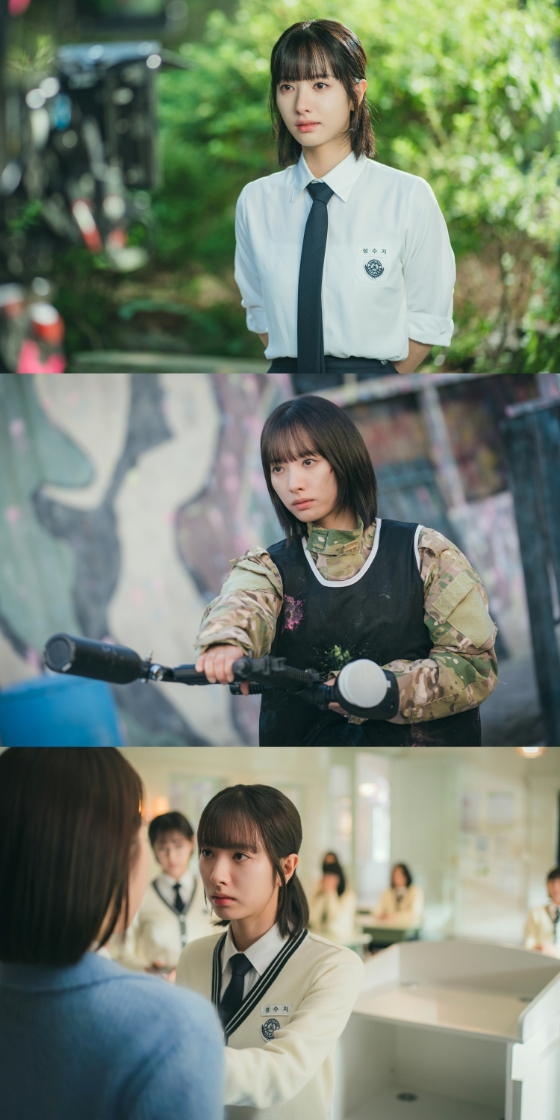 티빙 오리지널 시리즈 '피라미드 게임'의 김지연./사진=티빙