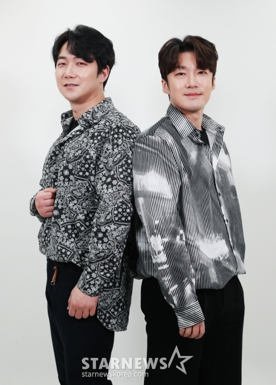 투 로맨스 보이킴(왼쪽)과 김병수 인터뷰 /사진=이동훈 기자